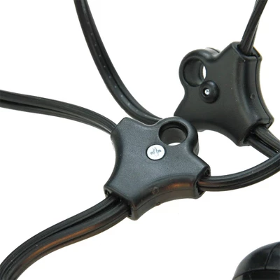 Northlight 15ct Commercial Grade Adjustable Drop Length E17 A Shape Christmas Lights Clear - 21' Black Wire 4 Northlight 15ct Commercial Grade Adjustable Drop Length E17 A Shape Christmas Lights Clear - 21' Black Wire - Image 2