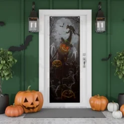 Northlight Jack O' Lantern In Graveyard Halloween Door Decoration - 70.75" -Festival GUEST 0b8e2d53 3a2f 42ac 97d7 3722f181f758