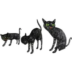 Northlight LED Lighted Black Cat Family Outdoor Halloween Decorations - 27.5" - Set Of 3 11 Northlight LED Lighted Black Cat Family Outdoor Halloween Decorations - 27.5" - Set Of 3 -Festival GUEST 0c76f15a 7ab6 4931 a529 a4928401d073