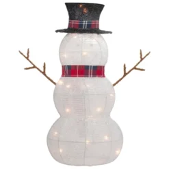 Northlight Lighted Tinsel Snowmen Family Christmas Yard Decorations - Clear Lights - Set Of 2 15 Northlight Lighted Tinsel Snowmen Family Christmas Yard Decorations - Clear Lights - Set Of 2 -Festival GUEST 0cfef3c2 5d92 4fa0 af15 045e282e681e
