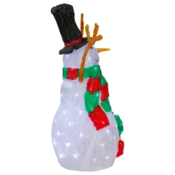 Northlight Lighted Commercial Grade Acrylic Snowman Outdoor Christmas Decoration - 23" -Festival GUEST 0ee0a7d3 ad89 4962 b7fa c9500e95da29