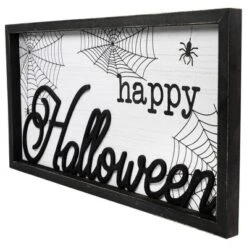 Northlight Framed "Happy Halloween" Spider Web Wall Sign - 23.5" 10 Northlight Framed "Happy Halloween" Spider Web Wall Sign - 23.5" -Festival GUEST 129eeb06 c461 420e 9c52 7470d3b7ef40