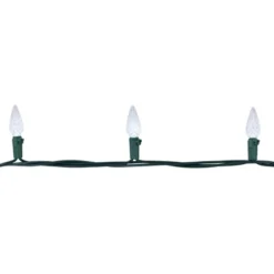 Northlight 200-Count Pure White LED Faceted C6 Christmas Lights, 66.25 Ft Green Wire 9 Northlight 200-Count Pure White LED Faceted C6 Christmas Lights, 66.25 Ft Green Wire -Festival GUEST 14bf52fe 82fd 4aba 8675 8d86eab2c23d