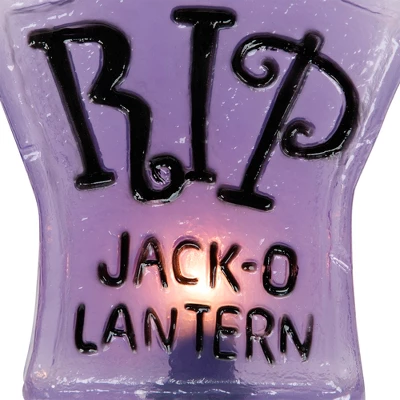 Northlight Lighted R.I.P Tombstone Halloween Outdoor Pathway Markers - 18" - Set Of 3 8 Northlight Lighted R.I.P Tombstone Halloween Outdoor Pathway Markers - 18" - Set Of 3 - Image 6