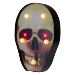Northlight Lighted Skull Halloween Decoration - 7" - Warm White Lights - Black And Red 8 Northlight Lighted Skull Halloween Decoration - 7" - Warm White Lights - Black And Red -Festival GUEST 1847d053 8726 4b2e 8d1d f4f2f43f926f