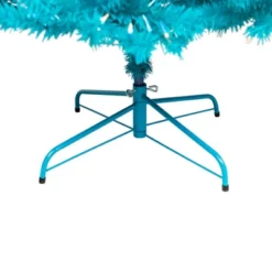 Northlight Pre-Lit Medium Pine Artificial Christmas Tree - 6' - Turquoise - Clear Lights -Festival GUEST 1b0c9c7b 3a68 4182 80b0 eda983d8bc80