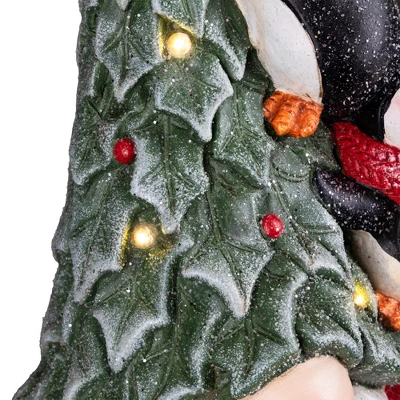 Northlight Lighted Gnome With Penguins Christmas Decoration -17" - Clear LED Lights 10 Northlight Lighted Gnome With Penguins Christmas Decoration -17" - Clear LED Lights - Image 8