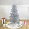 Northlight 4' Holographic Silver Tinsel Slim Artificial Christmas Tree - Unlit -Festival GUEST 1ea6ccc6 7192 47c6 a3da adbcc5c6e40a