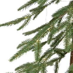 Northlight Pre-Lit Medium Alpine Artificial Christmas Tree - 4' - Clear LED Lights -Festival GUEST 1ef8d152 db57 412b 853e 055fbcc41f97