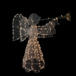 Northlight Lighted 3D Trumpeting Angel Outdoor Christmas Decoration - 44" - Clear Lights 5 Northlight Lighted 3D Trumpeting Angel Outdoor Christmas Decoration - 44" - Clear Lights -Festival GUEST 1f354061 9ff3 4757 990e bb1c996f67ca
