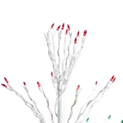 Northlight 4' Prelit Artificial Christmas Tree White Lighted Cascade Twig Outdoor Decoration - Multi-Color Lights 21 Northlight 4' Prelit Artificial Christmas Tree White Lighted Cascade Twig Outdoor Decoration - Multi-Color Lights -Festival GUEST 2035e7b3 e335 449b b83c dcf5bde52dfc