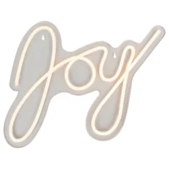 Northlight 12" White LED Lighted "Joy" Neon Style Christmas Sign -Festival GUEST 227f6fc2 75ce 45d5 b07e 71721beca0dc