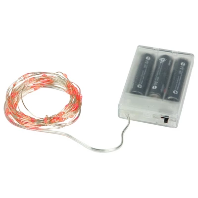 Northlight 50-Count Red LED Micro Fairy Christmas Lights - 16ft, Copper Wire 7 Northlight 50-Count Red LED Micro Fairy Christmas Lights - 16ft, Copper Wire - Image 5