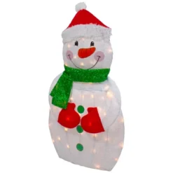 Northlight 32" Lighted 2D Chenille Snowman With Scarf Outdoor Christmas Decoration 9 Northlight 32" Lighted 2D Chenille Snowman With Scarf Outdoor Christmas Decoration -Festival GUEST 238b9a5e 4d9b 417e bbb9 a691ee36ca9d