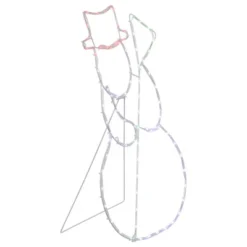 Northlight 28" Lighted Standing Snowman Silhouette Outdoor Christmas Decoration -Festival GUEST 2471fd0a ea54 4430 90de 1c47ecbb95a0