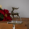 Northlight Reindeer Christmas Stocking Holder - 6" - Silver