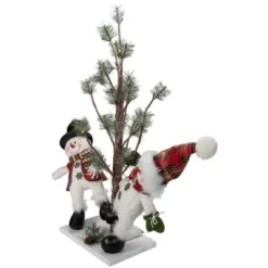 Northlight LED Lighted Snowmen Friends With Pine Tree Christmas Decoration - 34" 7 Northlight LED Lighted Snowmen Friends With Pine Tree Christmas Decoration - 34" -Festival GUEST 284b0e56 b05e 45a0 93aa 92bc90817efe