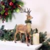 Northlight Standing Glittered Reindeer With Pine Neck Wreath Christmas Decoration - 15.5" -Festival GUEST 29b10598 1452 4f1f 95a1 bde3343e850e