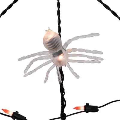 Northlight Lighted Web And Spider Halloween Decoration - 5' - Orange Lights 4 Northlight Lighted Web And Spider Halloween Decoration - 5' - Orange Lights - Image 2