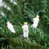 Northlight Mini Christmas Light Set - Clear With Green Tip - 10' White Wire - 50ct -Festival GUEST 31f15060 0e50 43e5 b5fd 3a4725965200