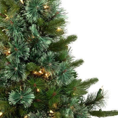 Northlight Pre-Lit Full Ashcroft Cashmere Pine Artificial Christmas Tree - 3' - Clear AlwaysLit Lights 5 Northlight Pre-Lit Full Ashcroft Cashmere Pine Artificial Christmas Tree - 3' - Clear AlwaysLit Lights - Image 3