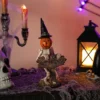 Northlight Jack-O-Lantern Skeleton In Witch's Hat And Happy Halloween Sign - 9.5" -Festival GUEST 3626a169 570a 4967 89ef 2861bf5154f8