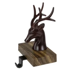 Northlight 7.5" Brown Marbled Buck Deer Head Christmas Stocking Holder -Festival GUEST 36e856e4 8381 45b2 a435 f0c4089805e6