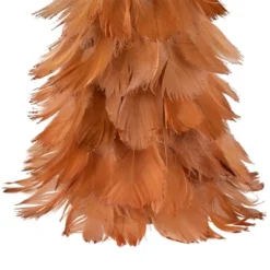 Northlight Small Layered Feather Cone Tree Glittered Christmas Decoration - 16" - Rust Orange -Festival GUEST 3756d09e 3d95 45a0 9d54 3497183c3505