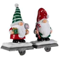 Northlight Santa Gnomes Christmas Stocking Holders - 6.25" - Set Of 2 -Festival GUEST 37d60b73 8aa2 4203 ae68 5516d8319828