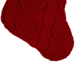 Northlight Cable Knit With Faux Fur Cuff Christmas Stocking - 20.5" - Red And White 8 Northlight Cable Knit With Faux Fur Cuff Christmas Stocking - 20.5" - Red And White -Festival GUEST 387f07e1 e735 45d9 acd3 0ff964b497cd