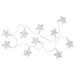 Northlight 10 B/O LED Warm White Clear Star And Yarn Christmas Lights - 4.5' Clear Wire 9 Northlight 10 B/O LED Warm White Clear Star And Yarn Christmas Lights - 4.5' Clear Wire -Festival GUEST 38a054dc ce28 4476 9042 8122f433f33b