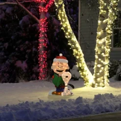 Northlight LED Lighted Peanuts Charlie Brown And Snoopy Caroling Outdoor Christmas Decoration - 32" -Festival GUEST 38cf1285 d3cc 4866 b665 fc16c20b5973