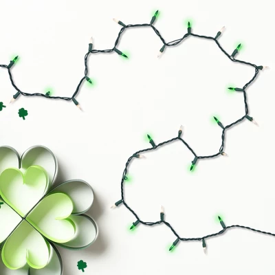 Northlight Mini Christmas Light Set - Green And Clear - 10' Green Wire - 50ct 5 Northlight Mini Christmas Light Set - Green And Clear - 10' Green Wire - 50ct - Image 3