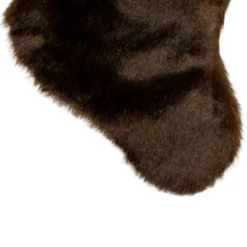 Northlight Mink Faux Fur Christmas Stocking With Pom Poms - 20.5" - Brown 9 Northlight Mink Faux Fur Christmas Stocking With Pom Poms - 20.5" - Brown -Festival GUEST 3b9099b3 cc7c 44e5 b54d ab3f9fe96093