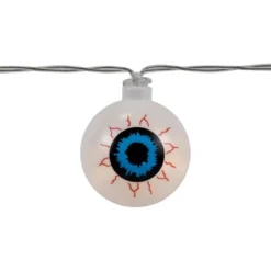 Northlight LED Bloodshot Eyeball Halloween Lights - 4.5' Clear Wire - Warm White Lights - 10ct 10 Northlight LED Bloodshot Eyeball Halloween Lights - 4.5' Clear Wire - Warm White Lights - 10ct -Festival GUEST 3ba9842c 23e8 4258 a4cf 4941be1fc170