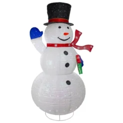 Northlight LED Lighted Iridescent Twinkling Snowman Outdoor Christmas Decoration - 71" 10 Northlight LED Lighted Iridescent Twinkling Snowman Outdoor Christmas Decoration - 71" -Festival GUEST 3cc5fbf7 2d22 472b 8783 2029ee20d761