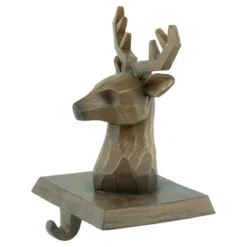 Northlight Set Of 2 Brown Reindeer Head Christmas Stocking Holders 5.75" -Festival GUEST 3e8e920b 4ac2 4598 945e c03e35353629