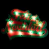 Northlight 18" Lighted 'Feliz Navidad' Christmas Window Silhouette