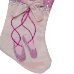 Northlight 14" Pink And Silver Ballerina Shoes Christmas Stocking With Glitter Cuff And Bow 7 Northlight 14" Pink And Silver Ballerina Shoes Christmas Stocking With Glitter Cuff And Bow -Festival GUEST 406ff5ec 07a8 4bb3 9972 c4504720d12f