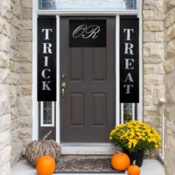 Northlight Trick Or Treat Outdoor Halloween Banners - 19.25" - Black And White - Set Of 3 -Festival GUEST 408c8f6a b2c9 4929 8a02 3b8a8a5d5531