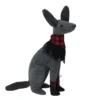Northlight Sitting Dog With Plaid Collar Christmas Decoration - 14.5” - Gray And Red -Festival GUEST 427c7a06 754e 463e 9d91 609d767de2cf