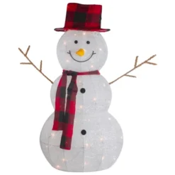 Northlight Lighted Tinsel Snowmen Family Christmas Yard Decorations - Clear Lights - Set Of 2 12 Northlight Lighted Tinsel Snowmen Family Christmas Yard Decorations - Clear Lights - Set Of 2 -Festival GUEST 42f43a12 ef4d 405e ad1b 5a64d9d826ce