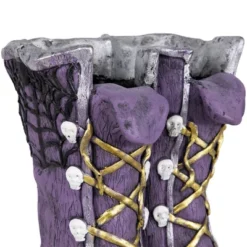 Northlight Ceramic Witch's Boots Halloween Decoration - 15" - Purple -Festival GUEST 433bac71 1a7a 496e 8fbf a20eac503397