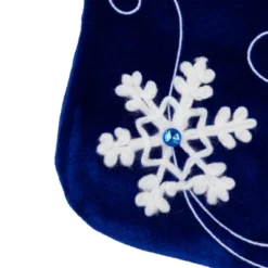 Northlight 20.5-Inch Royal Blue Velvet And White Snowflake Christmas Stocking -Festival GUEST 43e6e45f bf5b 4f37 b65e b688d553c371