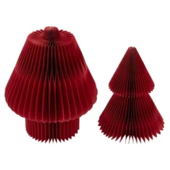 Northlight Accordion Honeycomb Foldable Paper Christmas Tree - 3' - Red -Festival GUEST 45688c4c 58b7 4146 807b 2009494a1674