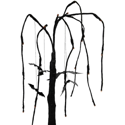 Northlight Pre-Lit Glittered Halloween Willow Tree With Bats - 24" - LED Orange Lights 9 Northlight Pre-Lit Glittered Halloween Willow Tree With Bats - 24" - LED Orange Lights - Image 7