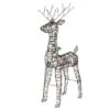 Northlight 45.5" LED Lighted Rattan Deer Outdoor Christmas Decoration