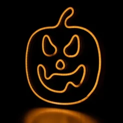 Northlight LED Jack-O-Lantern Neon Lighted Halloween Decoration - 15" - Orange -Festival GUEST 4ce90ef8 f442 4994 bf9e acc88b471014