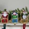Northlight Santa Snowman And Penguin In Gift Boxes Christmas Stocking Holders - Set Of 3 - 6" -Festival GUEST 5060f5fa 7500 4d4e a09d 7c55c649065d