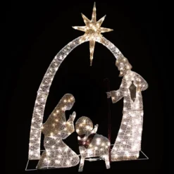 Northlight 41" LED Lighted Holy Family Nativity Scene Outdoor Christmas Decoration -Festival GUEST 51c37ca4 e51d 4feb 8b26 d6fe9518c24b